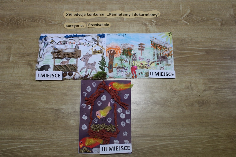 Rozstrzygnięcie konkursu „Pamiętamy i dokarmiamy” w OE ZPKWŚ w Kalinie